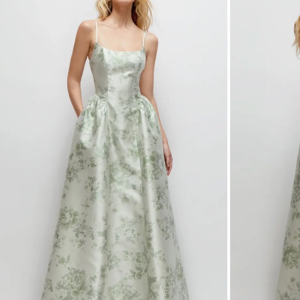 Dessy Collection Sage Cottage Rose